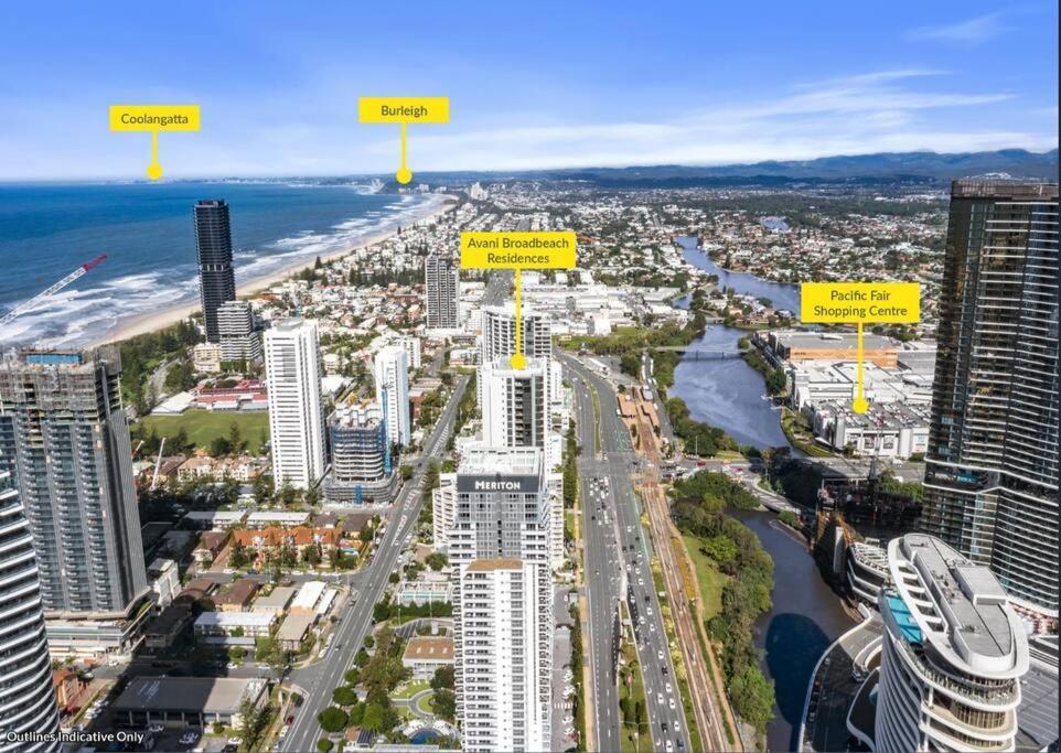 Broadbeach Stunner Modern And Central ゴールドコースト エクステリア 写真